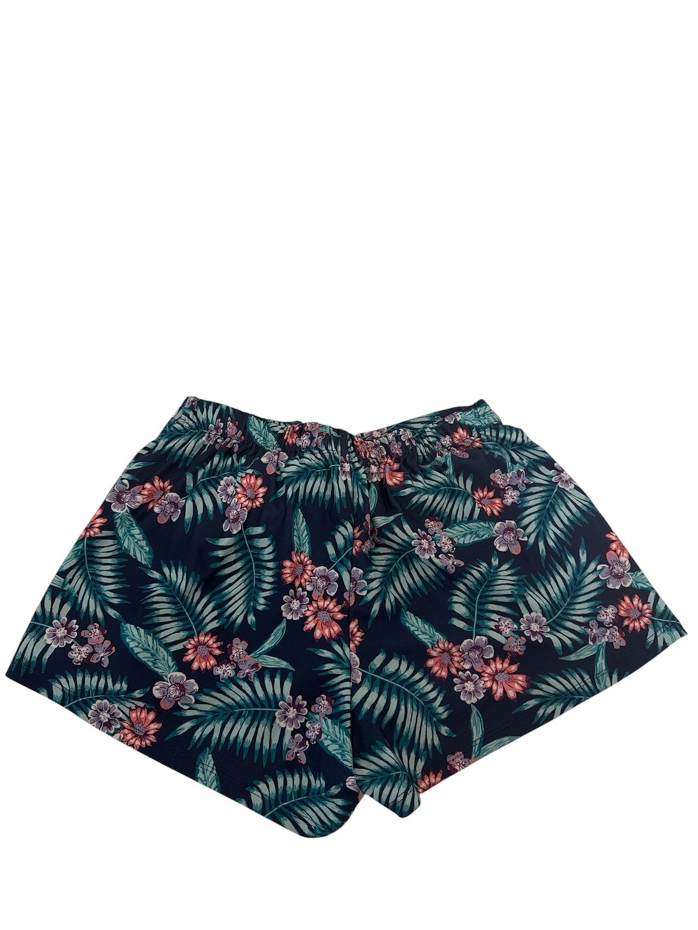 Tropical Floral Tie-Front Women’s Shorts size small